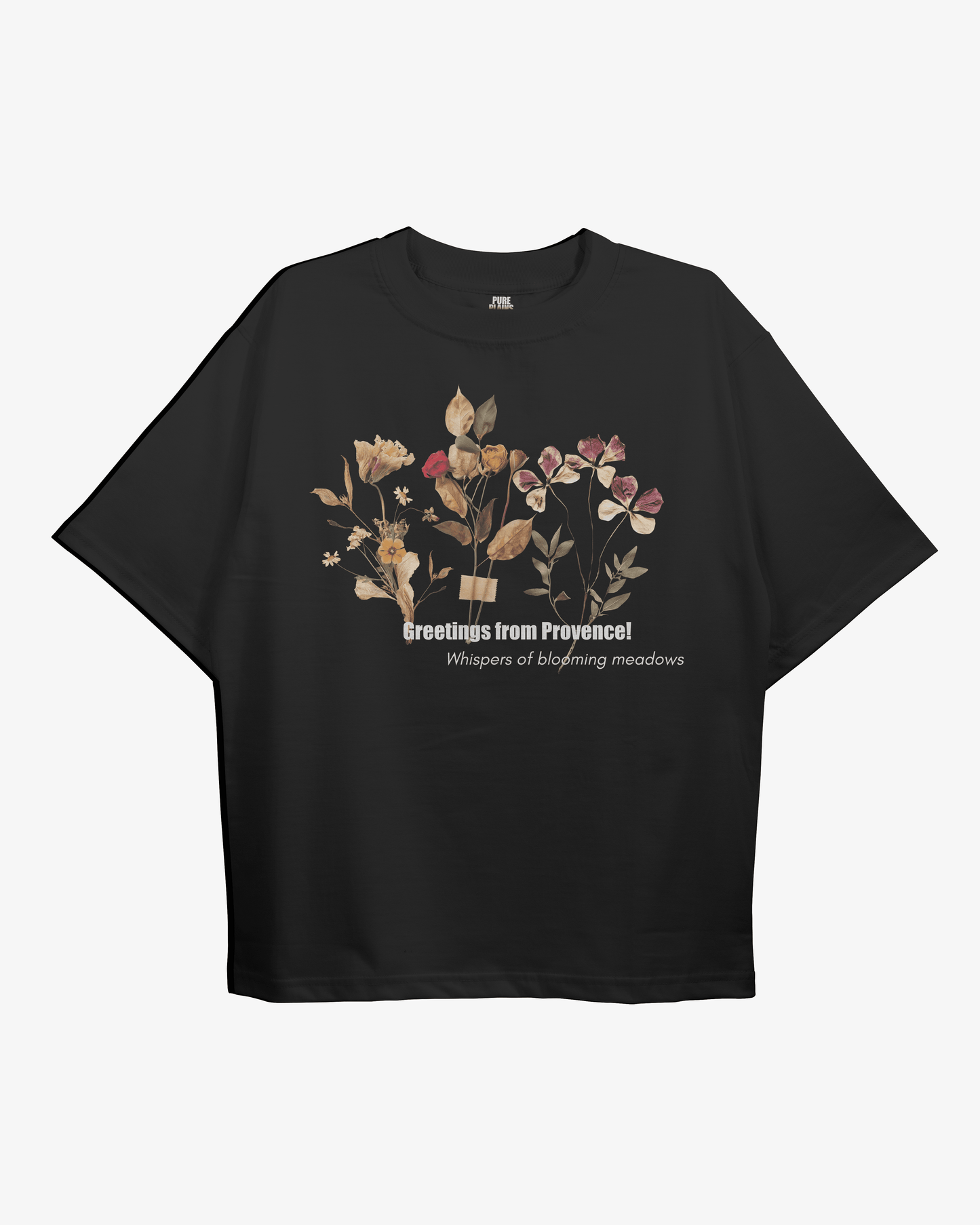 Greetings from Provence Oversized Tshirt - Pure Plains