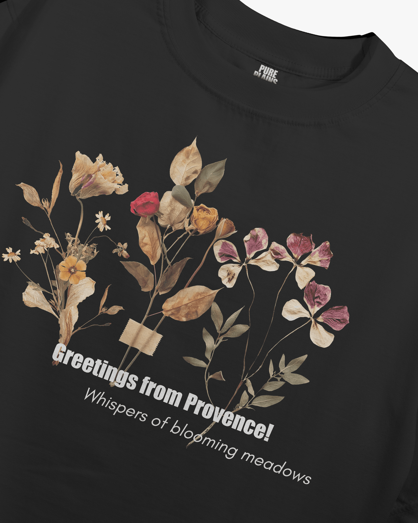 Greetings from Provence Oversized Tshirt - Pure Plains