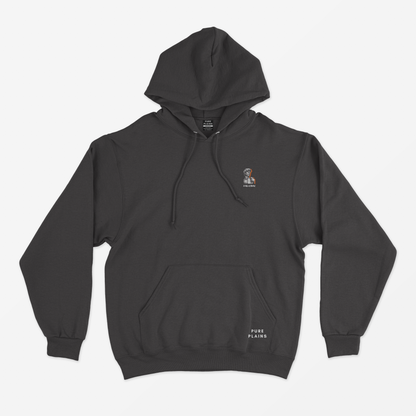 Ethereal Faith Black Regular Fit Hoodie