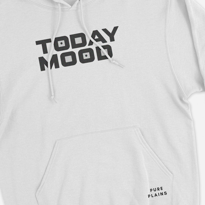 Today Mood White Regular Fit Hoodie