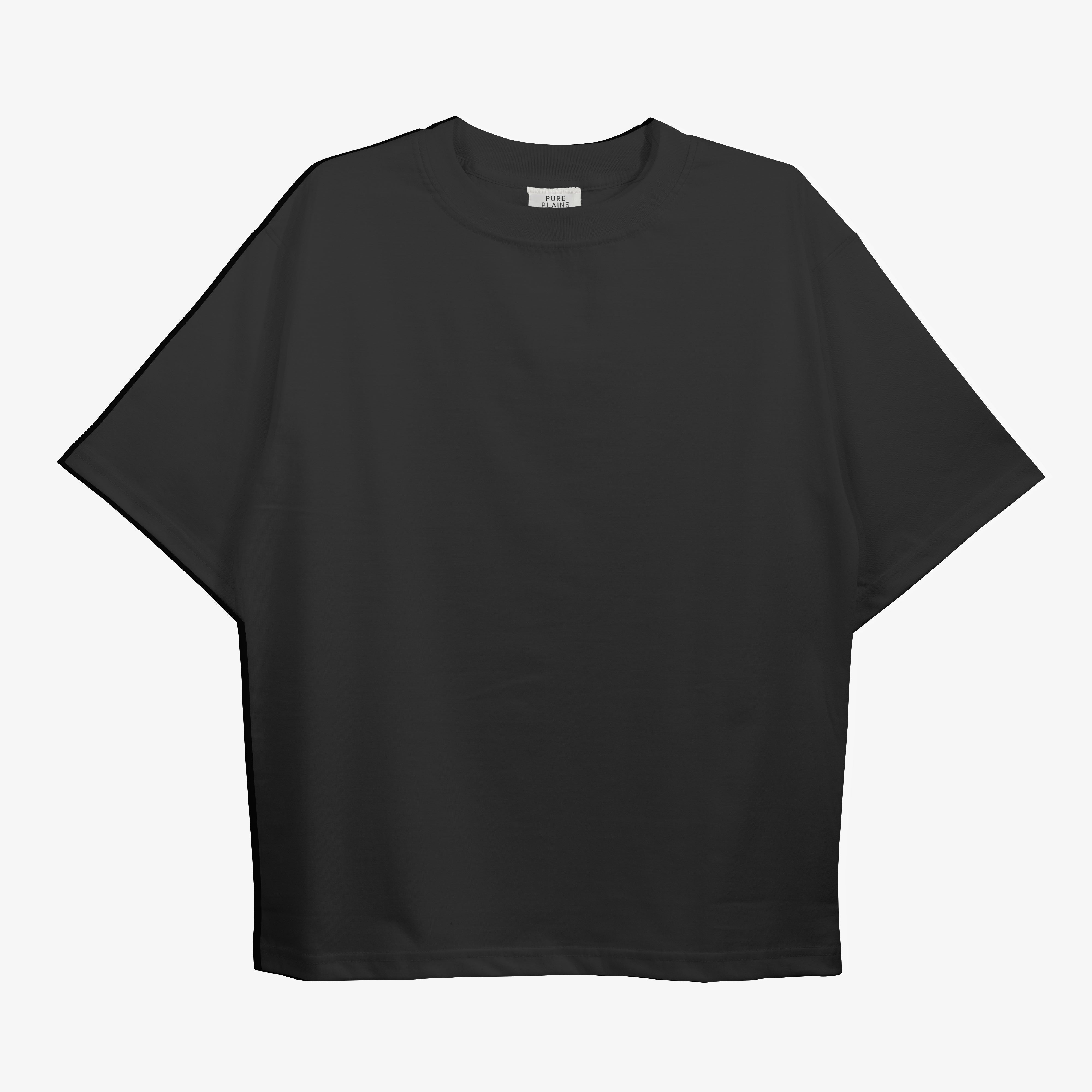 Born To Stand Out Oversized Black Tshirt Pure Plains