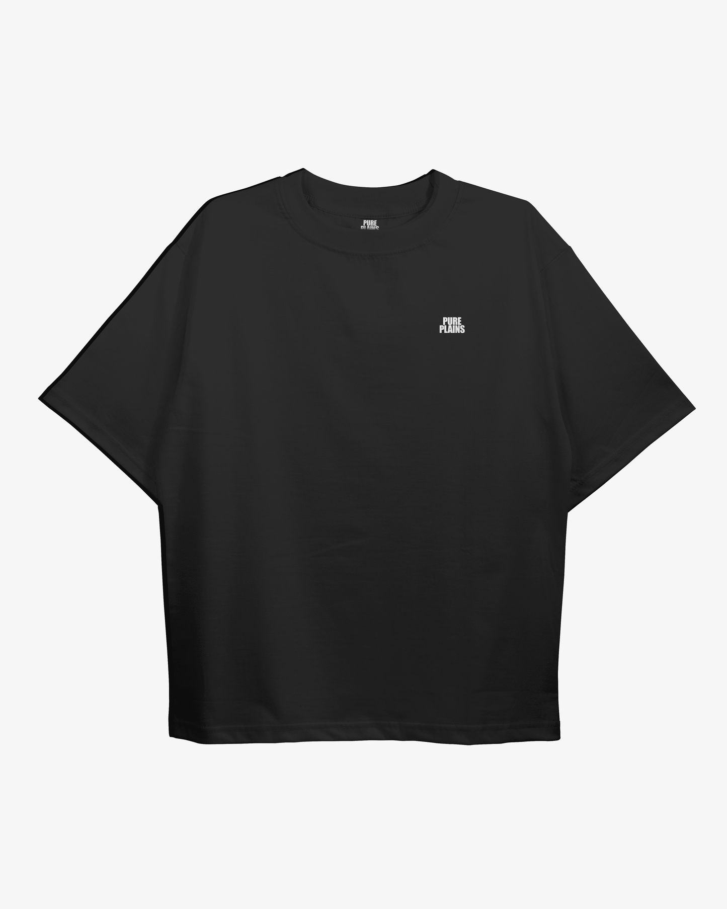 Plain Black Oversized Tshirt - Pure Plains