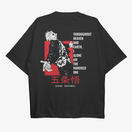 Jujutsu Kaisen - Gojo Satoru Oversized Anime T-shirt