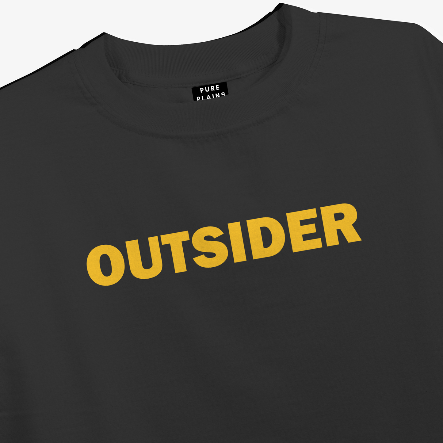 Outsider Oversized Black Tshirt