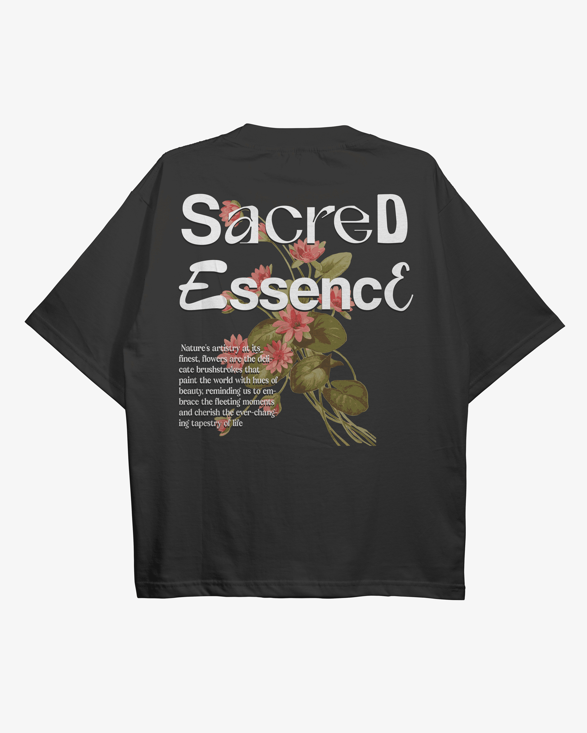 Scared Essence Oversized Tshirt - Pure Plains