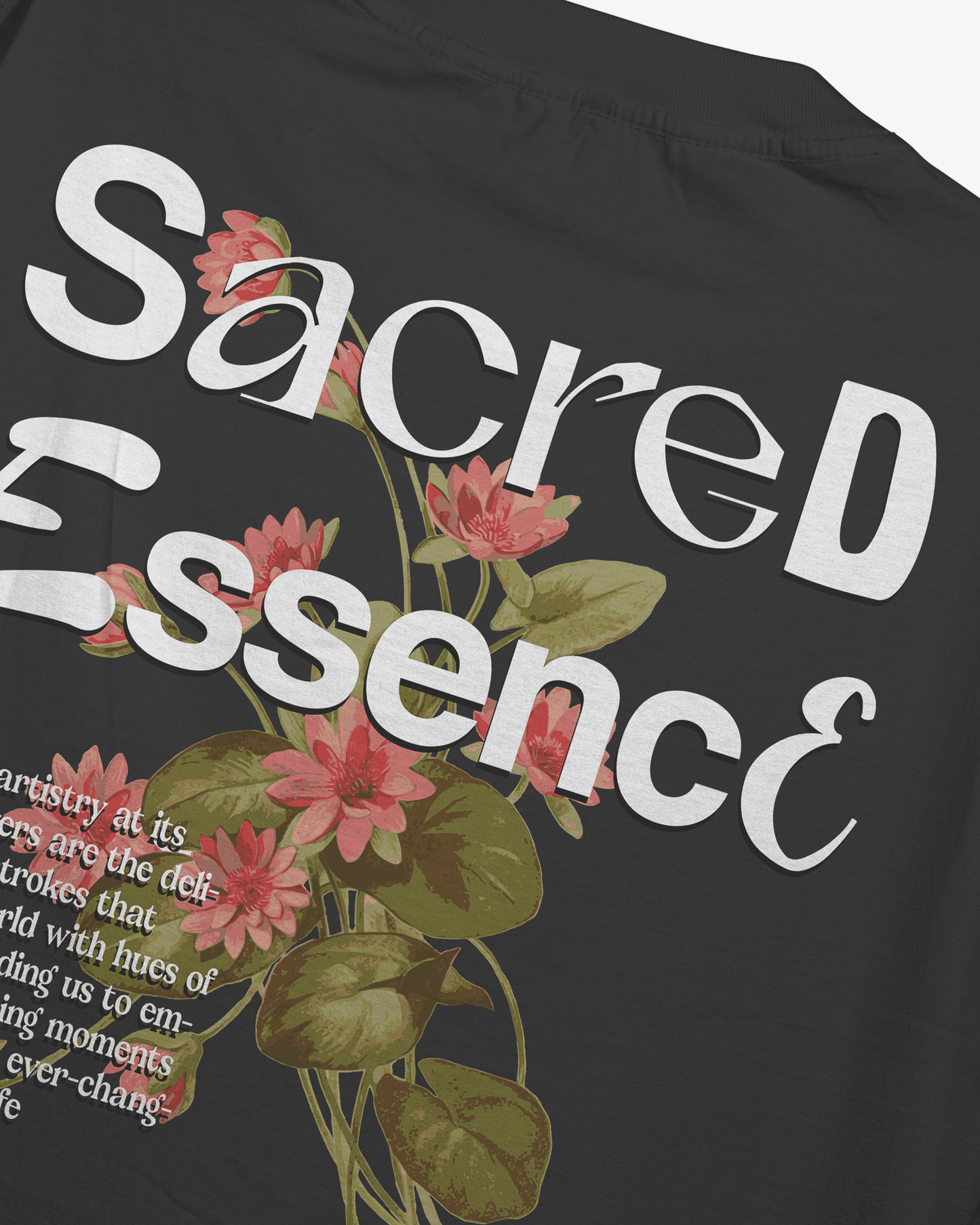 Scared Essence Oversized Tshirt - Pure Plains