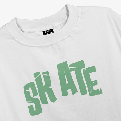 Skate Bunny Oversized White Tshirt