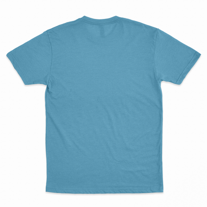 Plain Regular Sky Blue Tshirt