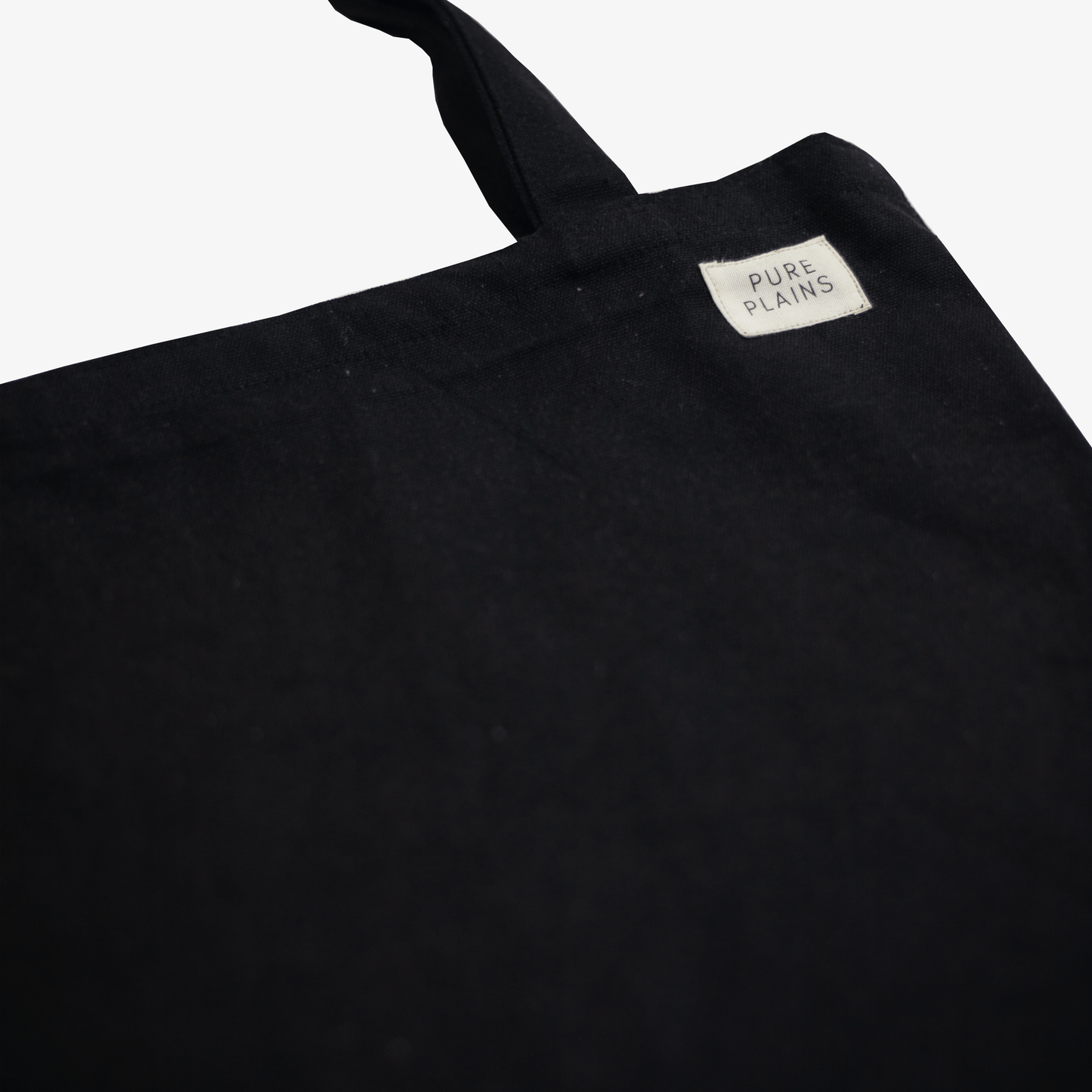Pure Black Tote Bag
