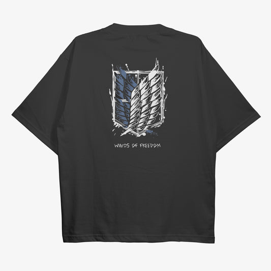 Attack On Titans Anime Oversized Tshirt